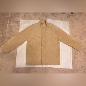 VTG Y2K Pierre Cardin Men's Polyester Nylon Tan Coat L